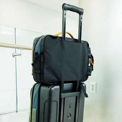 Topo Designs Global Briefcase + Travel Pack (Navy/Sahara) - color: Eco-friendly / Navy / Sahara