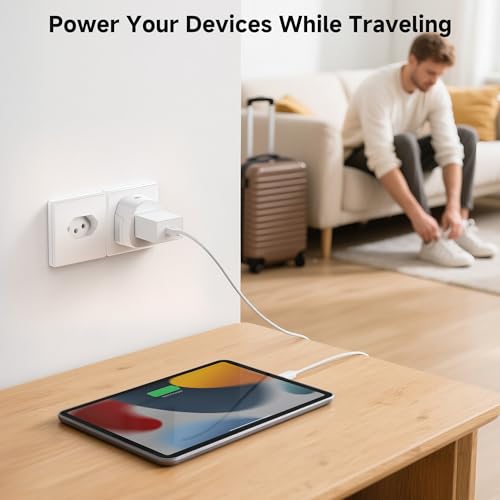 Cable Matters Type N Plug Adapter, US to Brazil Travel Adapter, White - style: Brazil/South Africa