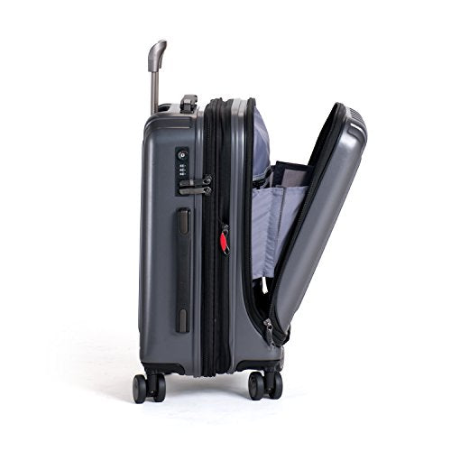 DELSEY PARIS Titanium Hardside Expandable Luggage with Spinner Wheels, Black Cherry Red, 2-Piece Set (21/29) - color: Black Cherry Red, size: 2-Piece Set (21/29)