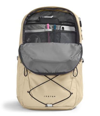 The North Face Women's Jester Everyday Backpack, Gravel/Blk, OSFA - color: Gravel/Tnf Black