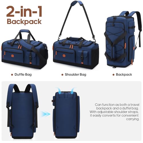 UKEIN Luggage Sets 5Piece, Carry On Luggage Large Checked Suitcase Set - color: Blue, size: 5 piece set