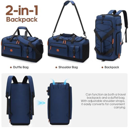 UKEIN Luggage Sets 5Piece, Carry On Luggage Large Checked Suitcase Set - color: Blue, size: 5 piece set
