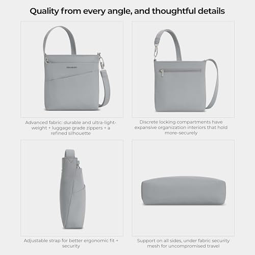 Travelon Anti-Theft Roam Small Crossbody - color: Glacier