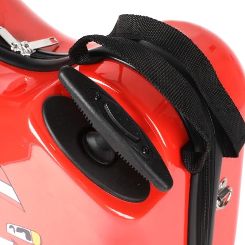 Bioworld Cars Kids Luggage 15" Ride-On Travel Bag for Boys and Girls - color: Cars Smiley Red