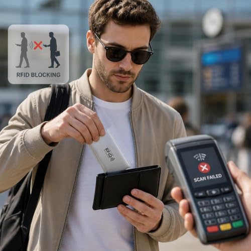 30 Pack RFID Blocking Sleeves, Credit Card Protector Holders for Contactless Cards - color: Silvery