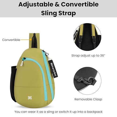 Sherpani Wayfarer, Sling Bag for Women, Crossbody Backpack (Alchemy) - color: Alchemy
