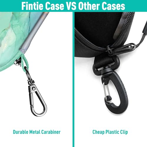 FINTIE Sunglasses Case, Hard EVA Shell Shockproof Sport Glasses Case - color: Z-emerald Marble