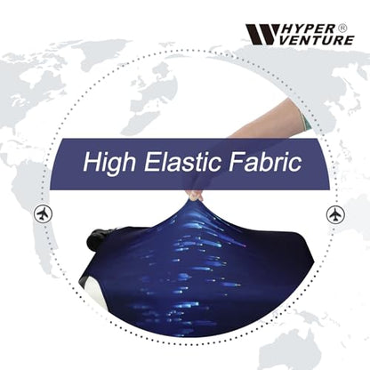 HYPER VENTURE Travel Luggage Cover Suitcase Protector Fits 31-32 Inch, XL - color: Nightscape, size: XL