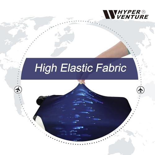 HYPER VENTURE Travel Luggage Cover Suitcase Protector Fits 23-26 Inch, M - color: Nightscape, size: M