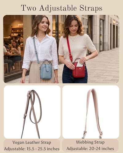 Mali+Lili Gail Vegan Leather Multi Compartment Crossbody Bag - color: Taupe