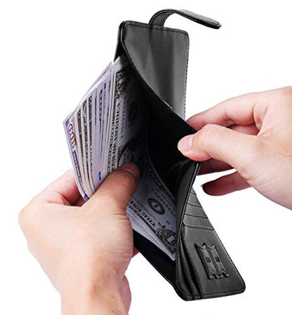 Passport Holder Cover Wallet RFID Blocking, Travel Essentials - color: Z _ #Black