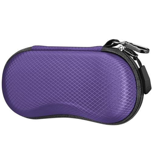 FINTIE Sunglasses Case, Hard EVA Shell Shockproof Sport Glasses Case - color: Voilet