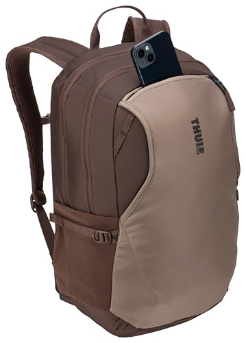 Thule EnRoute Backpack 23L, Elevated 15.6" Laptop Pocket, TPU Zip Pocket - color: Tinted Taupe/Nuanced Brown, size: 23L