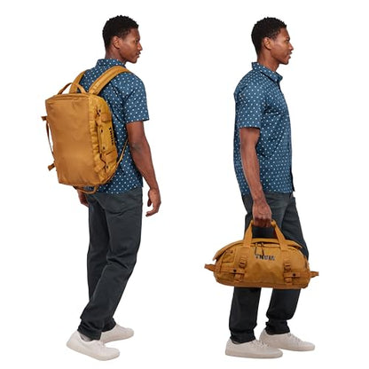 Thule Chasm Duffel bag, Weather-resistant materials, Easy packing, Converts to backpack, Internal pockets, Travel-ready - color: Golden Brown, size: 30L