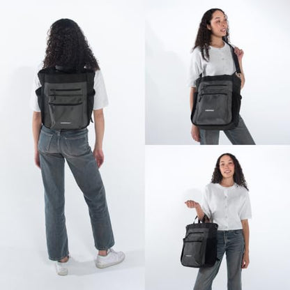 Sherpani Soleil, Anti Theft Convertible Backpack Tote (Grey Granite) - color: Grey Granite