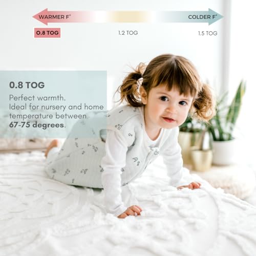 Dreamsuit: Toddler Sleep Sack with Legs, Rayon Made from Bamboo - color: Croissant, size: 2-3T