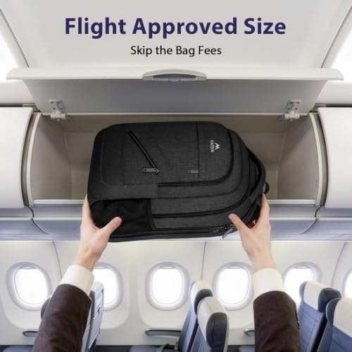 MATEIN Large Work Laptop Backpack, Computer College Commuter Bag 17 Inch - color: Black, size: 17 Inch