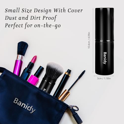 Makeup Brush Kabuki Face Brushes Retractable Travel Blush Kabuki Brush - style: Round Top Kabuki Brush