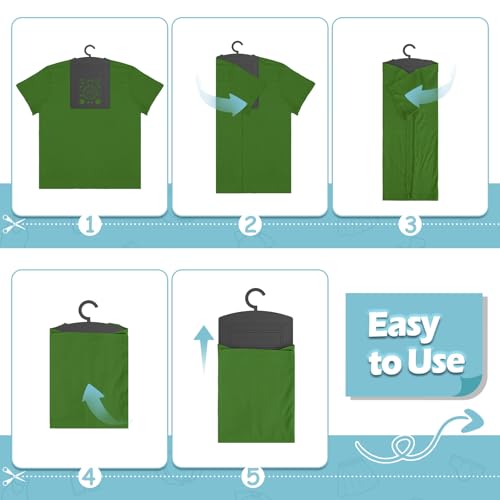 BoxLegend Shirt Folding Board Durable Shirt Folder Hook for Hanging - color: Black, size: Small