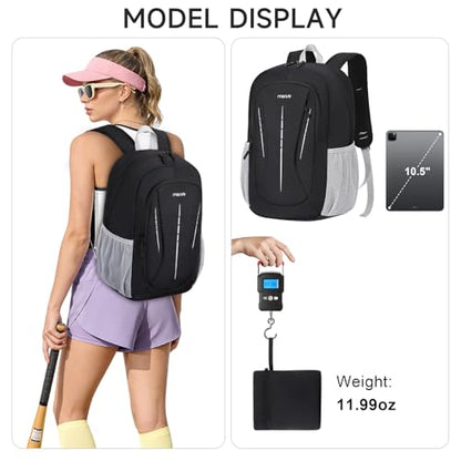 MOSISO Lightweight Packable Backpack 20L, Foldable Hiking Backpack
