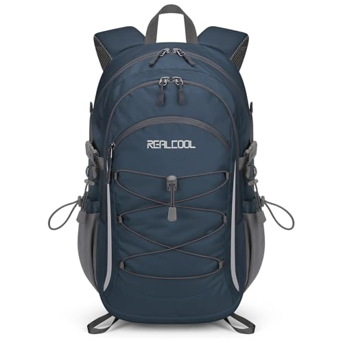 RealCool 20L Lightweight Hiking Backpack, Waterproof Daypack for Camping - color: Blue, size: 20L