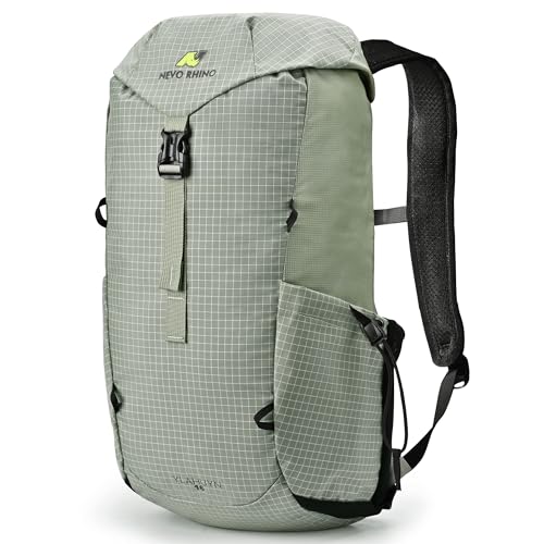 N NEVO RHINO 16L Hiking Backpack, Lightweight Daypack for Men Women - color: Green