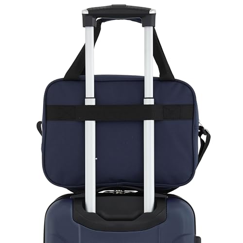Travelers Club Chicago Hardside Expandable Spinner Luggage, Navy Blue, 3 Piece Set - color: Navy Blue, size: 3-Piece Set