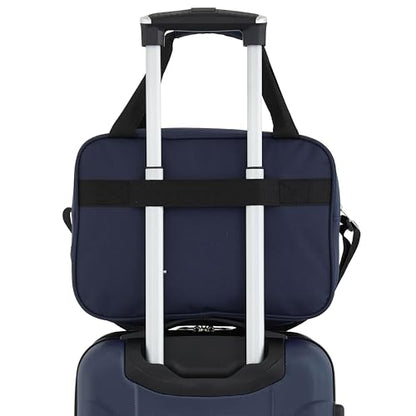 Travelers Club Chicago Hardside Expandable Spinner Luggage, Navy Blue, 3 Piece Set - color: Navy Blue, size: 3-Piece Set