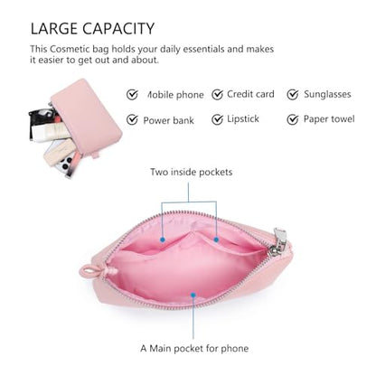 Small Makeup Bag for Purse, Leather Cosmetic (Charming) - color: PU/Charming