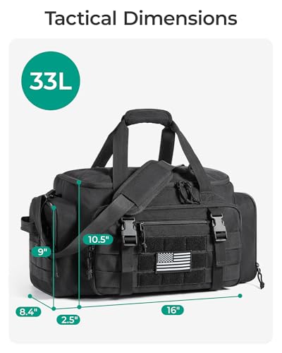BAGSMART 4-IN-1 Gym Bag for Women Men, TSA Duffle Bag for Travel - color: Desert Khaki