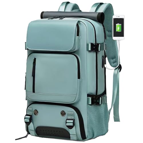 O-TBOST Travel Laptop Backpack Convertible Duffle Backpack 17inch Carry on Backpack for Women Men (Green) - color: Green