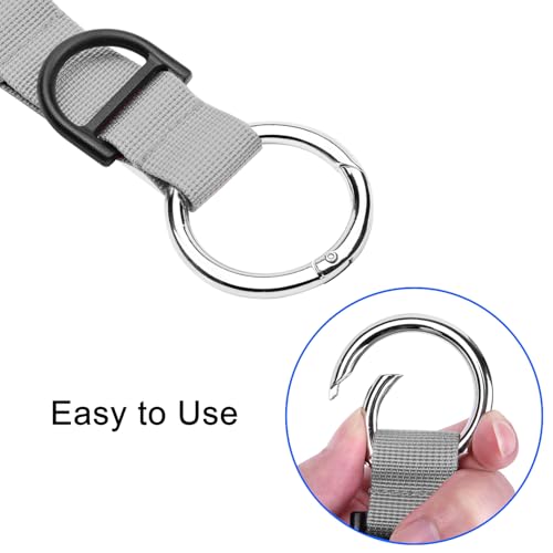 Wisdompro Jacket Gripper Strap for Travel, Add a Bag Luggage Straps - Gray - color: Gray