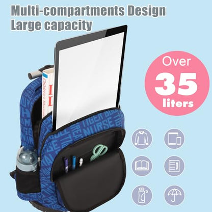 Tilami Rolling Backpack for Boys and Girls,Sharks - color: Sharks