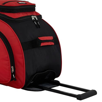 Wrangler 30" Wesley Rolling Duffel Bag, Salsa Red - color: Salsa Red