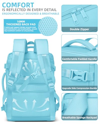 LARVENDER Carry on Luggage 20-Inch Expandable Suitcases, Cotton Candy - color: Cotton Candy (XL-BP), size: 3 Piece Set (Backpack/20/TB)