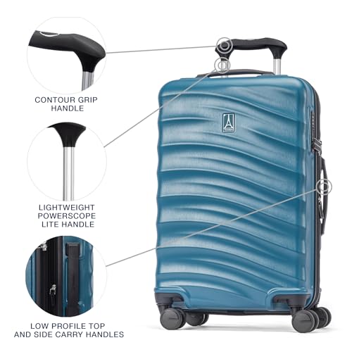 Travelpro Maxlite Air V2 Hardside Expandable Carry-On, Teal, 20-Inch - color: Teal, size: Carry On 20 Inch