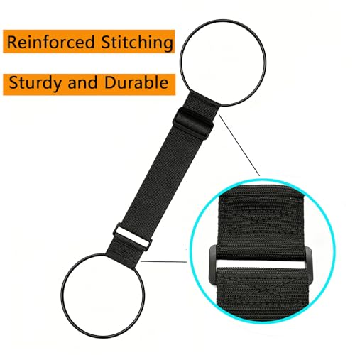Luggage Straps for Suitcases, Luggage Connector Belt Strap Blue - color: 2 Blue