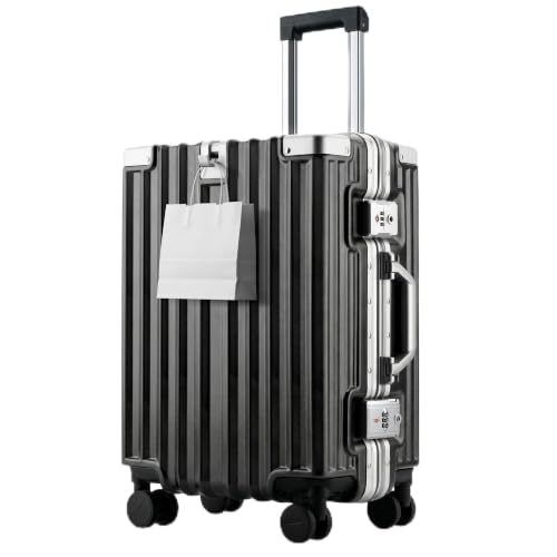 Zipperless Luggage, 20 Inch Carry-On Suitcase - color: Gray, size: TSA 20-inch