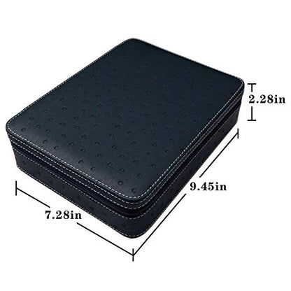 Beaufort 3-Slot PU Leather Eyeglasses Storage Box for Women & Men