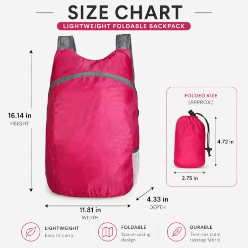 Lightweight Foldable Travel Packable Backpack,Casual Large Capacity Daypack
