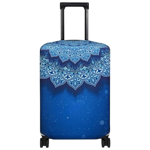 Explore Land Luggage Cover Fits 31-32 inch Case (Blue Violets, XL) - color: Blue Violets, size: XL
