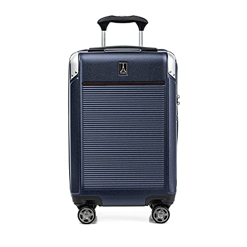 Travelpro Platinum Elite Hardside Carry-On Luggage, True Navy, 21-Inch - color: True Navy Blue, size: Carry-on 21-Inch