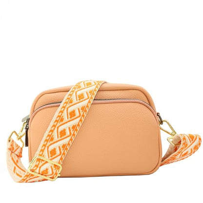 1.5" Wide Purse Strap Adjustable Replacement Gold Hardware Long Crossbody Bag Strap for Thick Shoulder Bags Canvas Handbags Straps - color: Gold Hardware-408