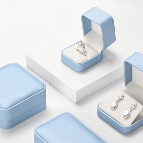 Oirlv Blue Bracelet Bangle Gift Box - color: Sky Blue, size: Bracelet Box