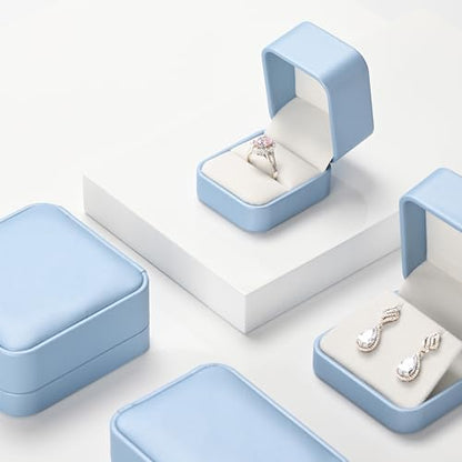 Oirlv Blue Bracelet Bangle Gift Box - color: Sky Blue, size: Bracelet Box