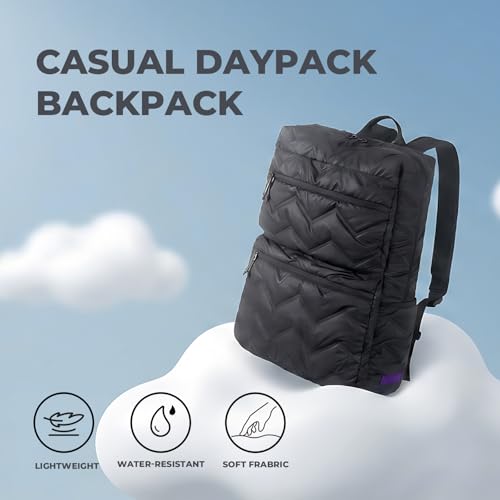 Daily Backpack Lightweight 17 Inch Laptop Carry-on Anti-Theft