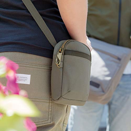 Travelon Anti-Theft Courier Mini Crossbody Bag - color: Navy