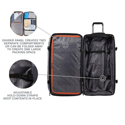 Travelpro Bold Softside Checked Large Luggage & Backpack Set, Grey/Black - color: Grey, size: Large