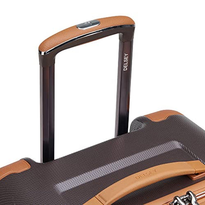 DELSEY PARIS Chatelet Air 2.0, 26 Inch Checked Luggage, Chocolate Brown - color: Chocolate Brown, size: Checked-26 Inch Trunk