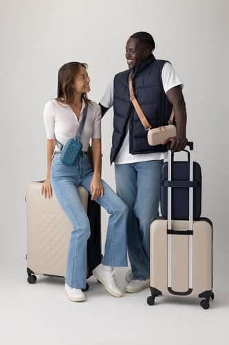 Rollink Foldable Flex 360 Large Checked Suitcase 29” – Hardshell Luggage, Double Spinner Wheels, TSA Lock, Lightweight & Durable Travel Case – Scratch, Water & Impact Resistant (Warm Grey) - color: Warm Grey, size: Checked-Large 29-Inch